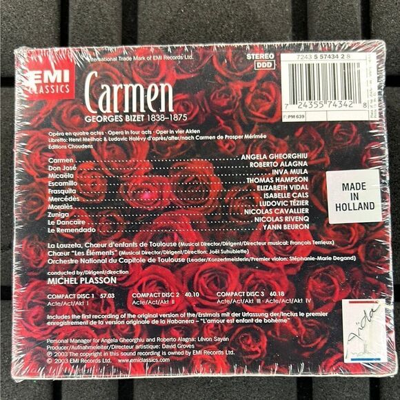 BIZET: Carmen Plasson, Gheorghiu, Alagna, Mula, Hampson 3CD - Picture 2 of 2